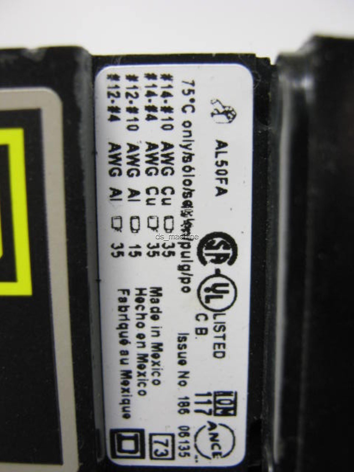 Used Lot of 2 Square D FH16020B 20A 277VAC 125VDC for I-Line Series Power Panels