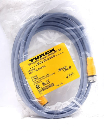New Turck RKC 6T-2-RKC 6T/S849/S1052 Actuator Sensor Cordset 2A 75VDC 60VAC 6 Pin
