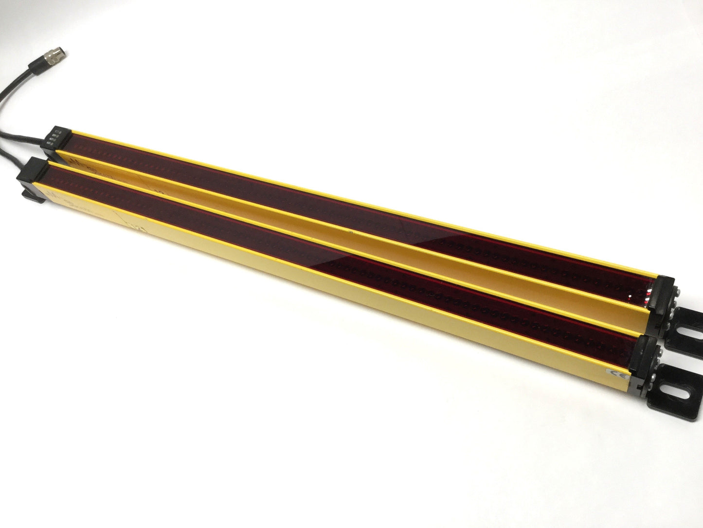 Used Sti MC47LR-12-500-X/ MC47-12-500-R Safety Light Curtain Set Transmitter/Receiver