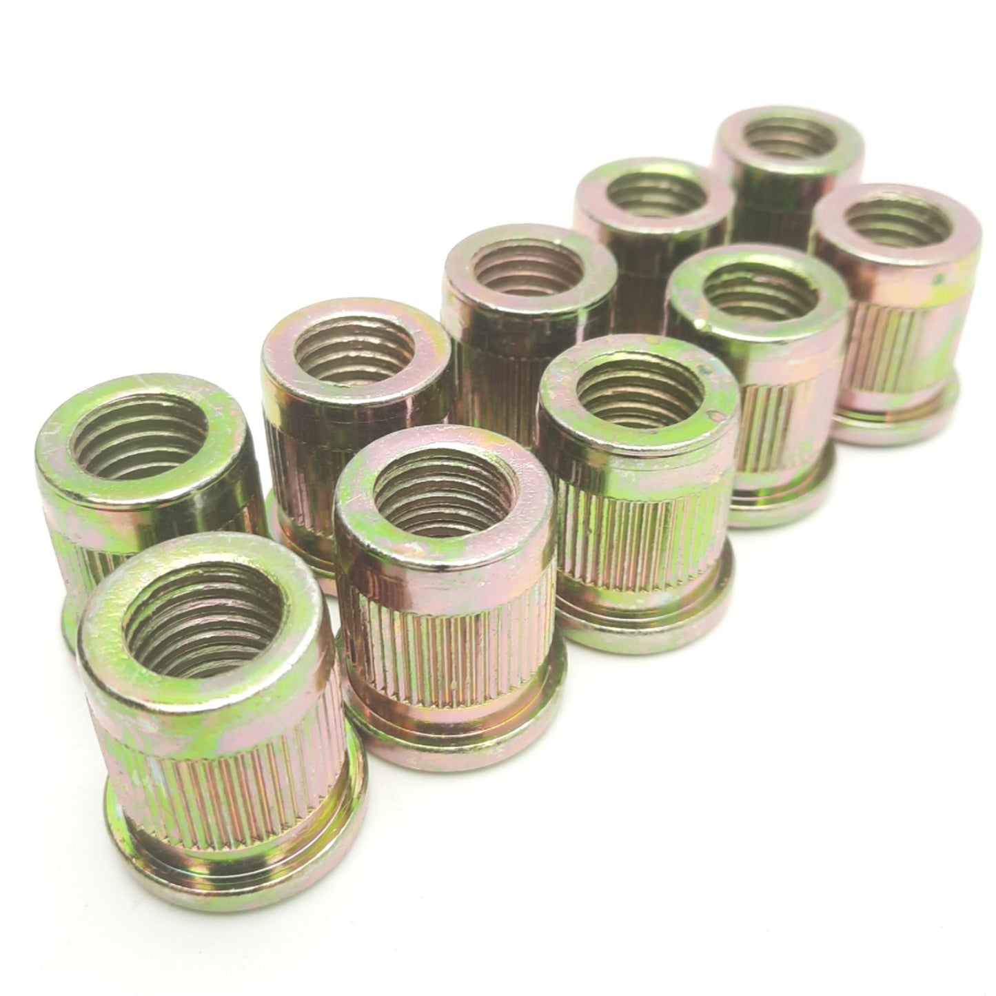 New – Open box Lot of 10 MayTec 21.14.05.07.3 Threaded Insert, 5/8in-11 Internal Thread, ø28mm