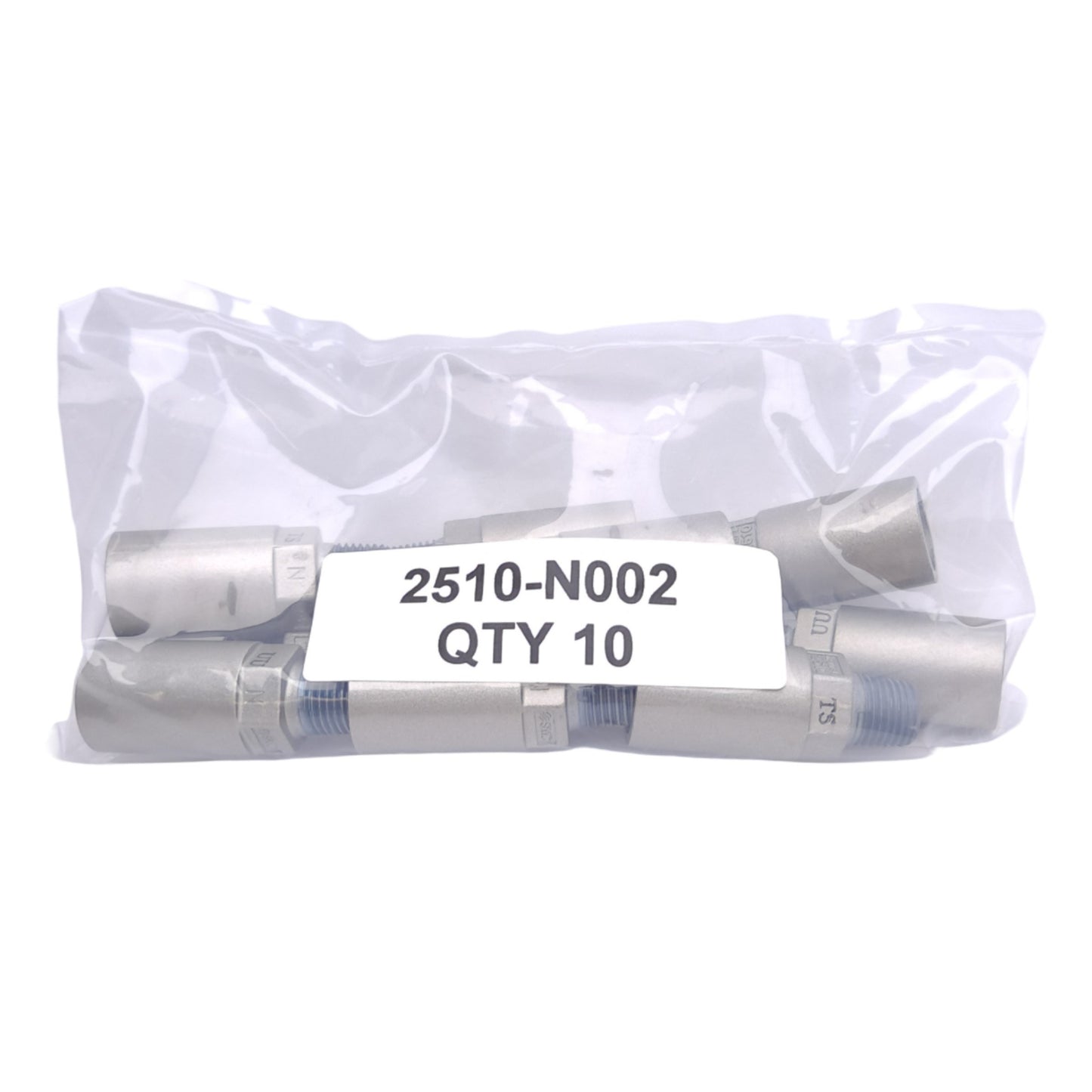 New – Open box Lot of 10 SMC 2510-N002 Pneumatic Silencer, 1/4in NPT, 1.0MPa Max, 19dBA