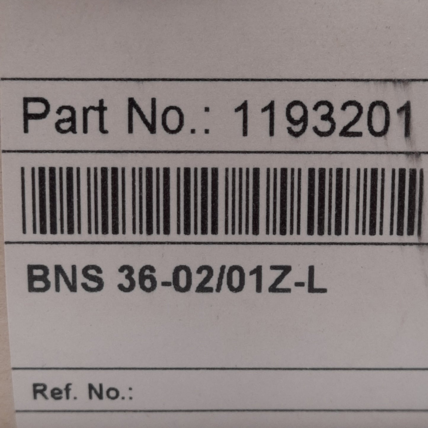 New Schmersal BNS 36-02/01Z-L Magnetic Safety Sensor, 3NC, 7-17mm, 75VDC 400mA 10W