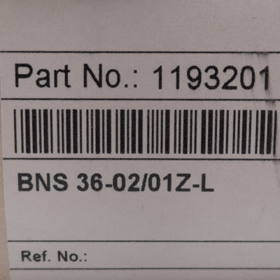 New Schmersal BNS 36-02/01Z-L Magnetic Safety Sensor, 3NC, 7-17mm, 75VDC 400mA 10W