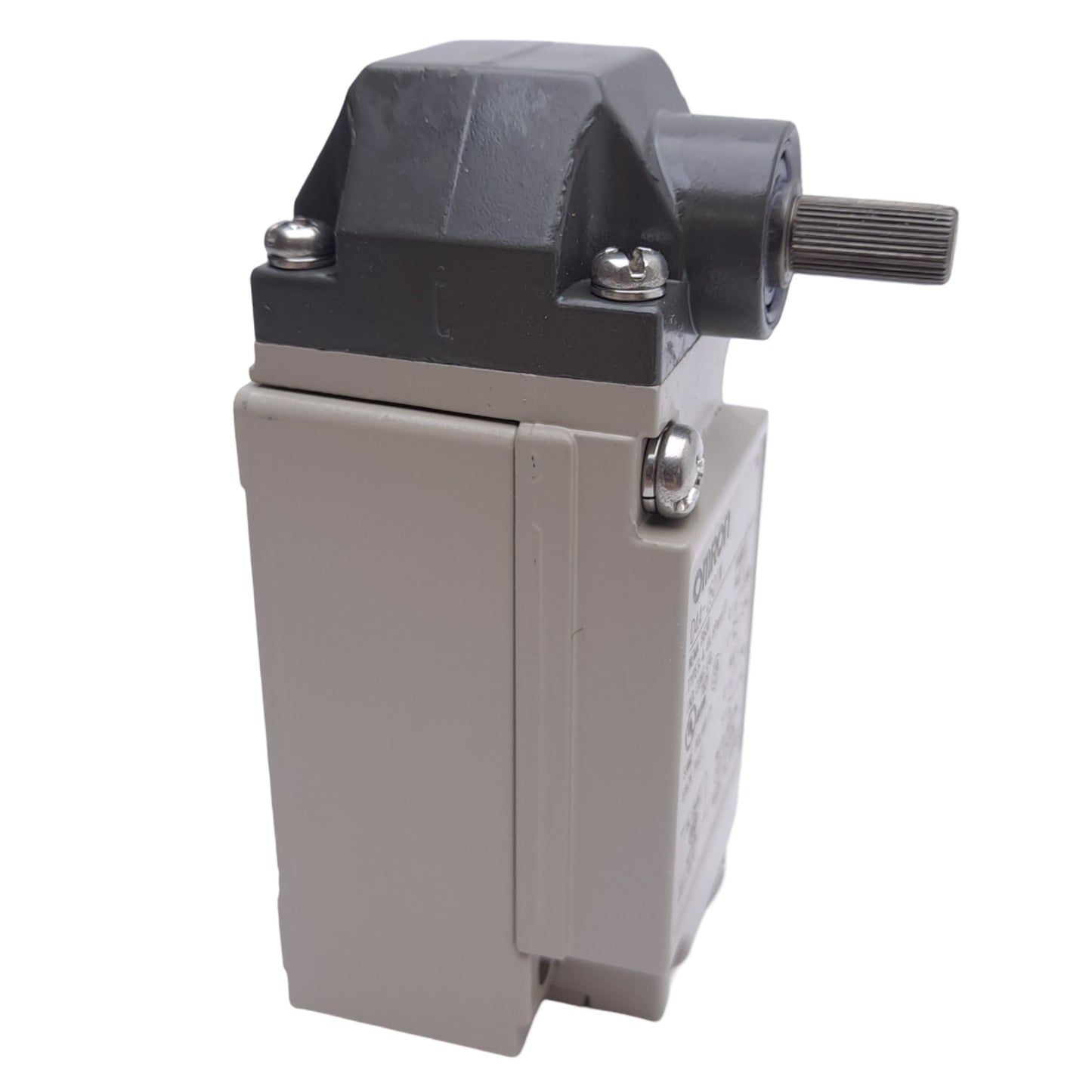 New Omron D4A-2501N Limit Switch, DPDT, Side Rotary Actuator, 1/2in NPT Conduit