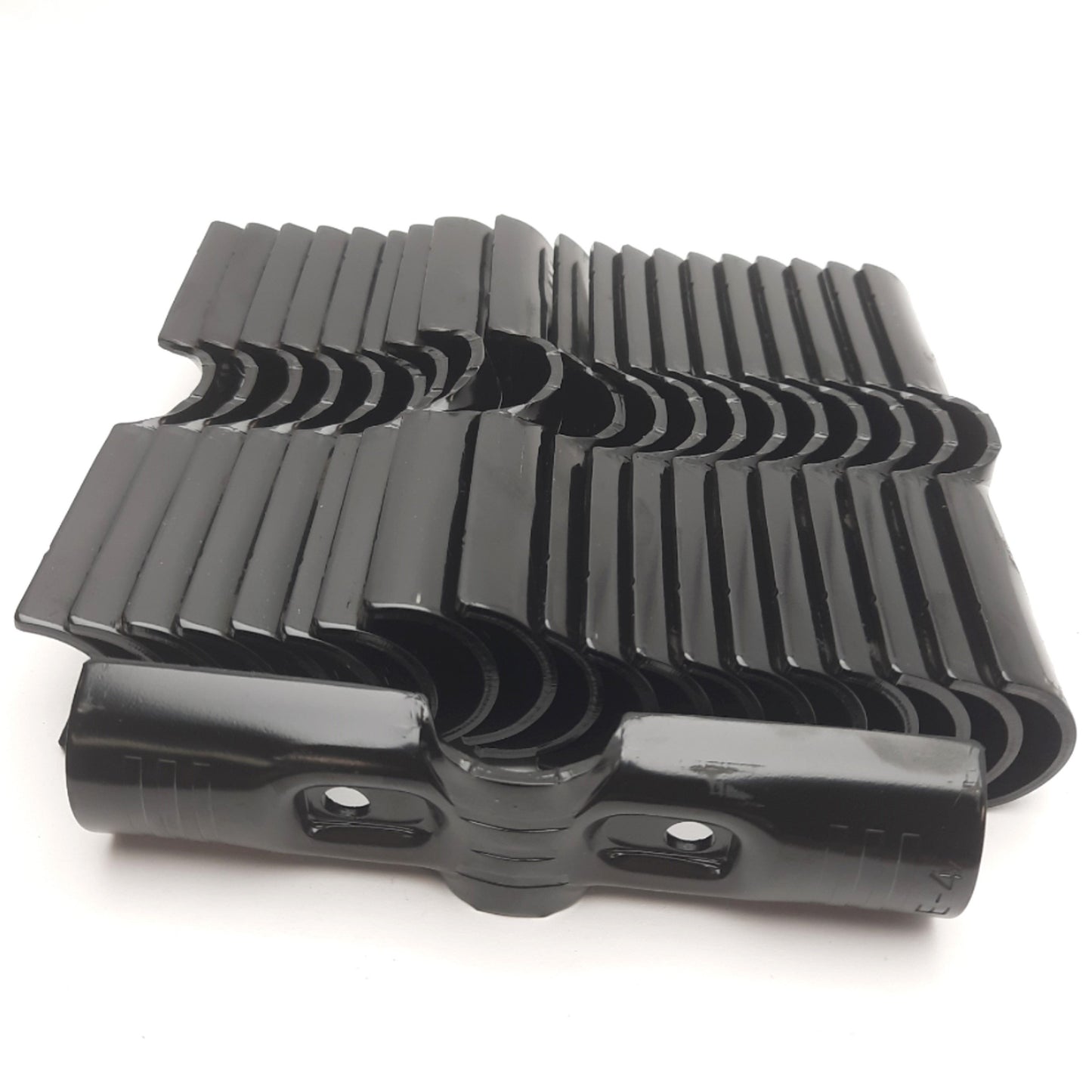 New – Open box Lot of 20 MayTec 21.121.04A.1 Joint Connector, 180°, 28mm ABS Coated Pipe, Black