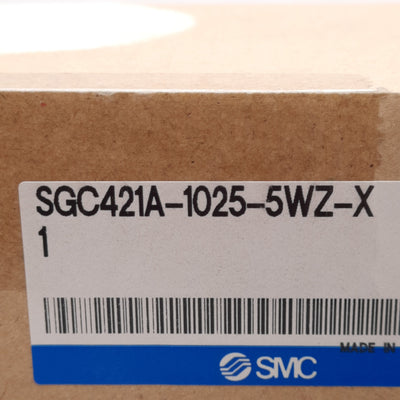 New SMC SGC421A-1025-5WZ-X1 Coolant Valve, 0-1MPa, Rc 1in, M12 4-Pin, 24VDC Coil
