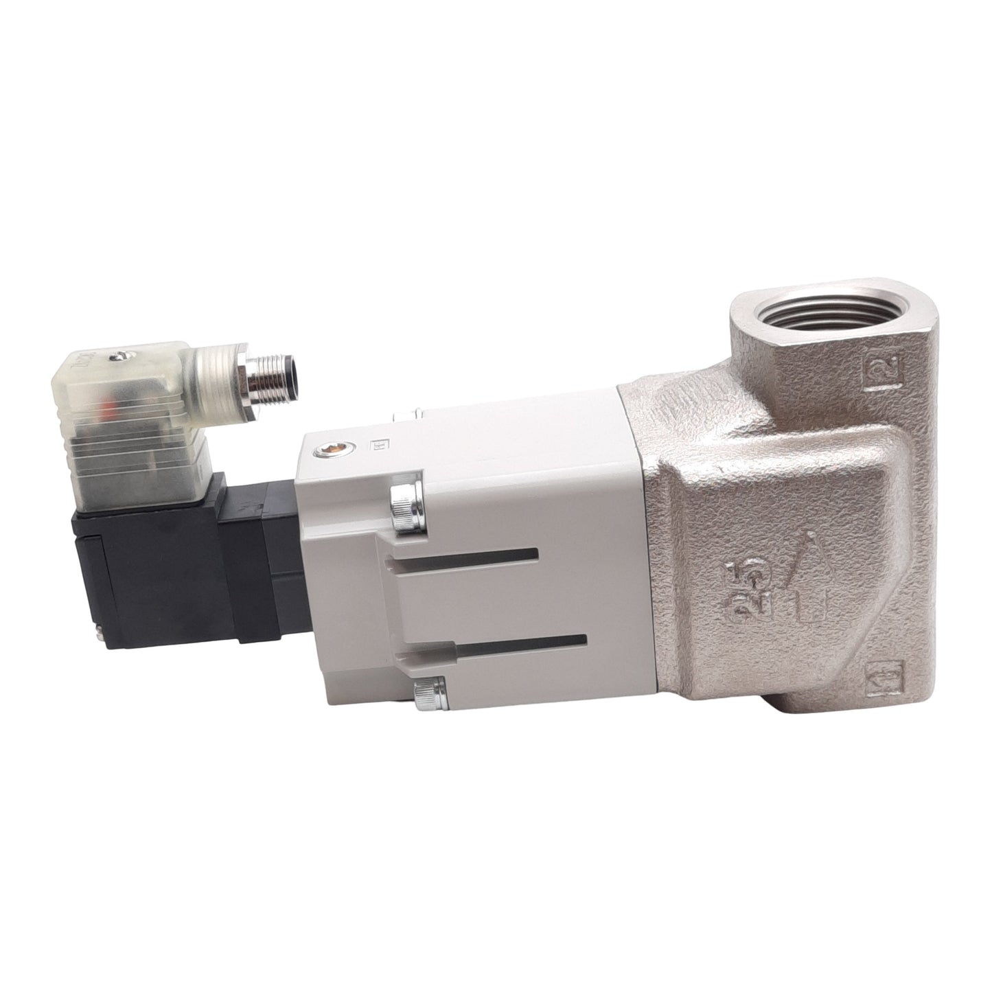 New SMC SGC421A-1025-5WZ-X1 Coolant Valve, 0-1MPa, Rc 1in, M12 4-Pin, 24VDC Coil