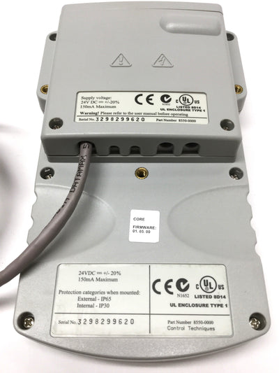 Used Control Techniques 8550-0000 Universal Keypad/HMI For Unidrive/Commander/Mentor