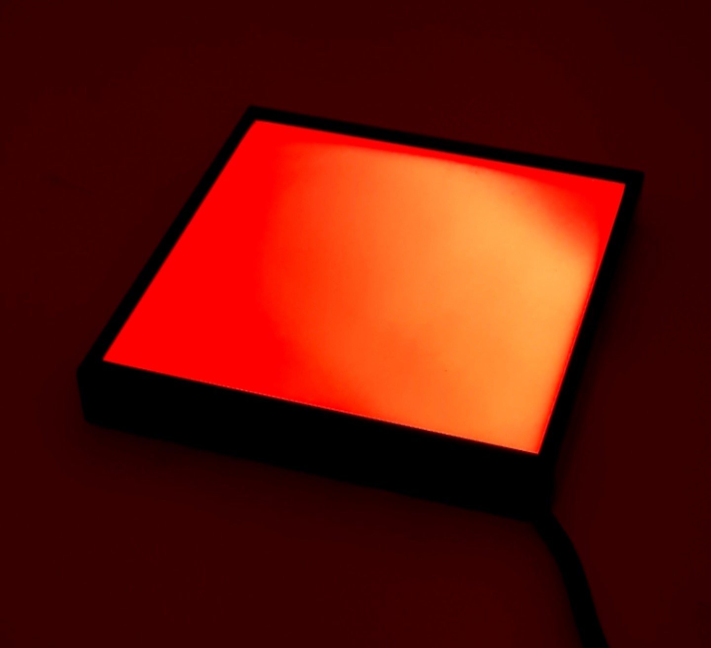 Used CCS Fastus OPF-S100x100R-PS Machine Vision Light Red 12VDC, 13W, 630nm