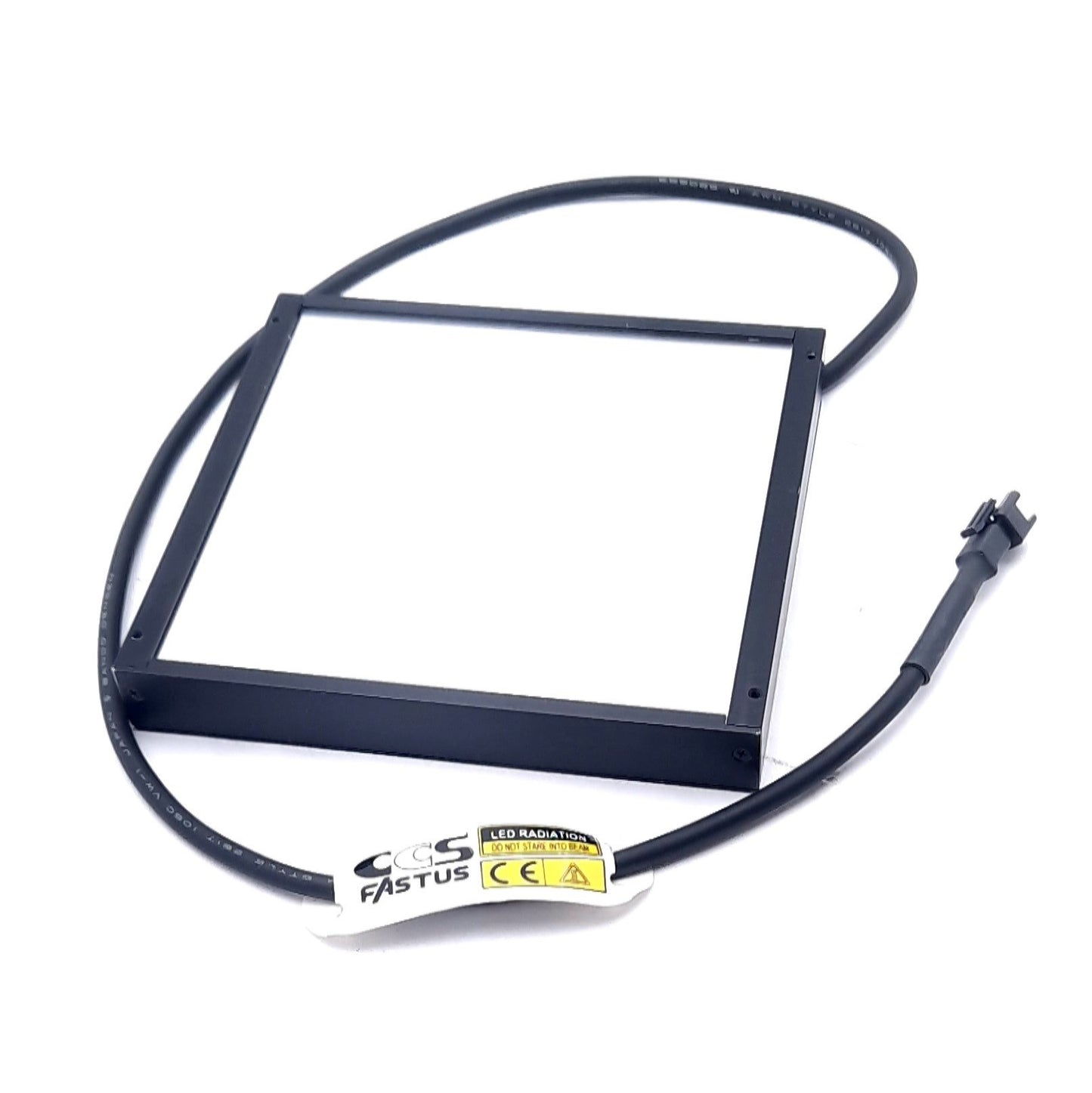 Used CCS Fastus OPF-S100x100R-PS Machine Vision Light Red 12VDC, 13W, 630nm