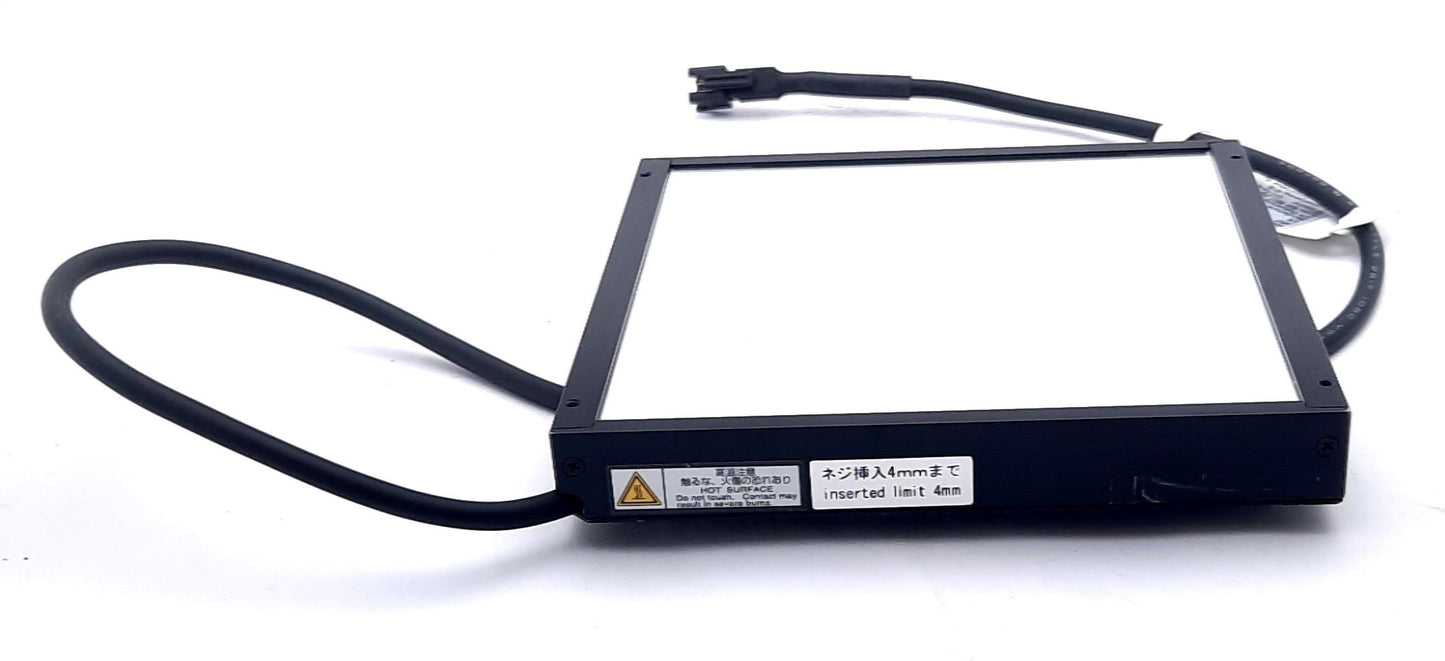 Used CCS Fastus OPF-S100x100R-PS Machine Vision Light Red 12VDC, 13W, 630nm