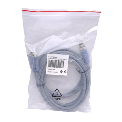 New Datalogic 93A051385 CAB-AUX03 Cable, M12 3-Pin Male to DB9 Female, 3m Length