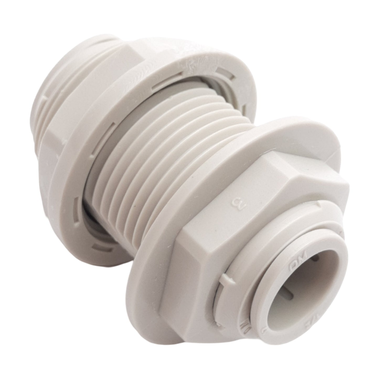 New Lot of 10 Polyconn PC82G-88 Plastic Bulkhead Union ø1/2in Push-to-Connect 230PSI