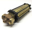 Used Parker B80132005-01260X0600 Bellows Air Motor Cylinder Actuator 6" Stroke, 12VAC