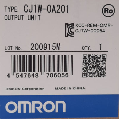 New Omron CJ1W-OA201 PLC Digital Triac Output Module 8-Points 240VAC 0.6A DIN Rail