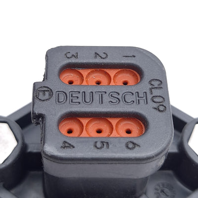 New – Open box TE Connectivity Deutsch DT04-6P-CL09 Housing For Male Terminals, 6-Position