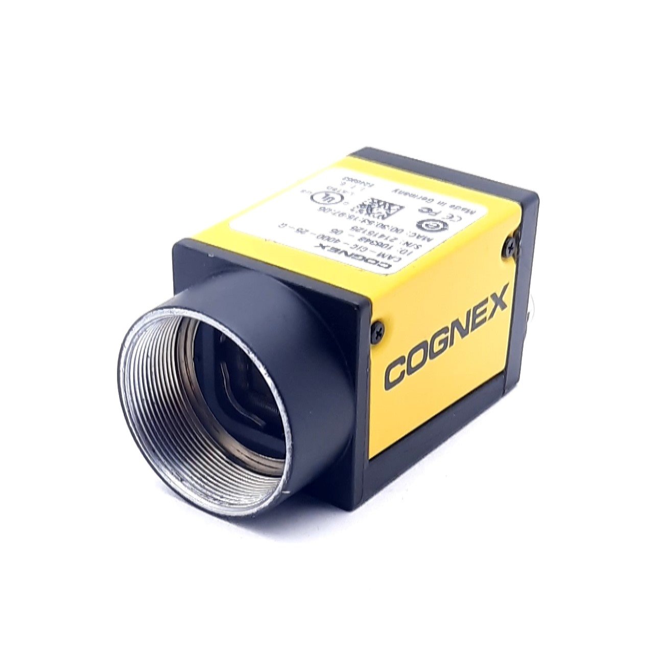 Used Cognex CAM-CIC-4000-25-G Area-Scan Camera C Mount 12VDC-24VDC 2.9W 4Mpixel