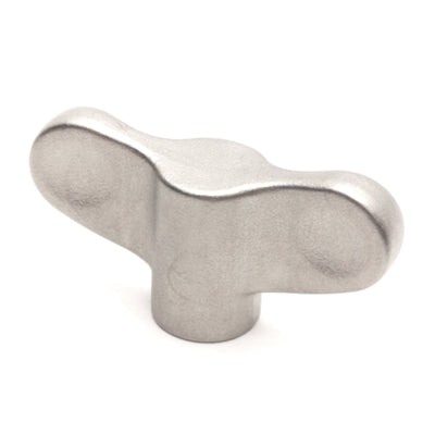 New – Open box Elesa 222022 Stainless Steel Threaded Wing Screw / Knob, M8x1.25 Thread