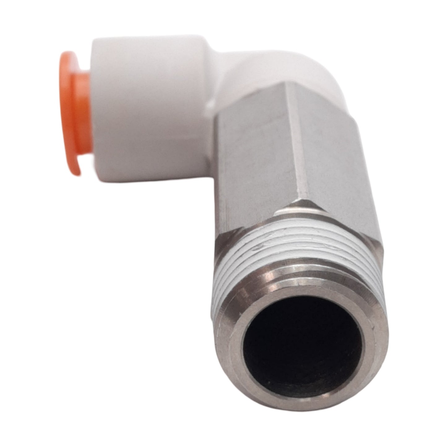 New – Open box Lot of 5 SMC KQ2W11-36S-X23 Extended Male Elbow, ø3/8in One-Touch, 3/8in NPT