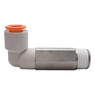 New – Open box Lot of 5 SMC KQ2W11-36S-X23 Extended Male Elbow, ø3/8in One-Touch, 3/8in NPT