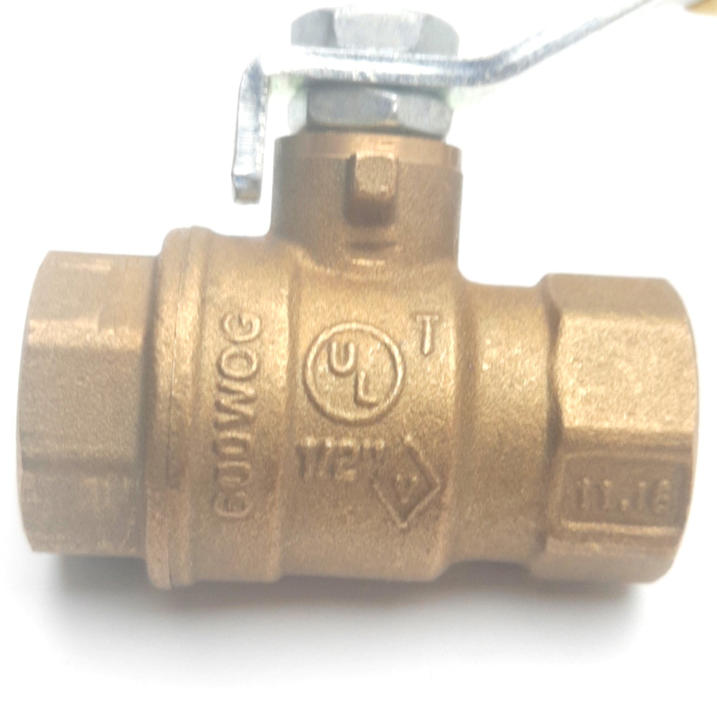 New – Open box Lot of 6 Midland 943202 Ball Shut-Off Valve 1/2in NPT, 600psi WOG, 2.09in Length