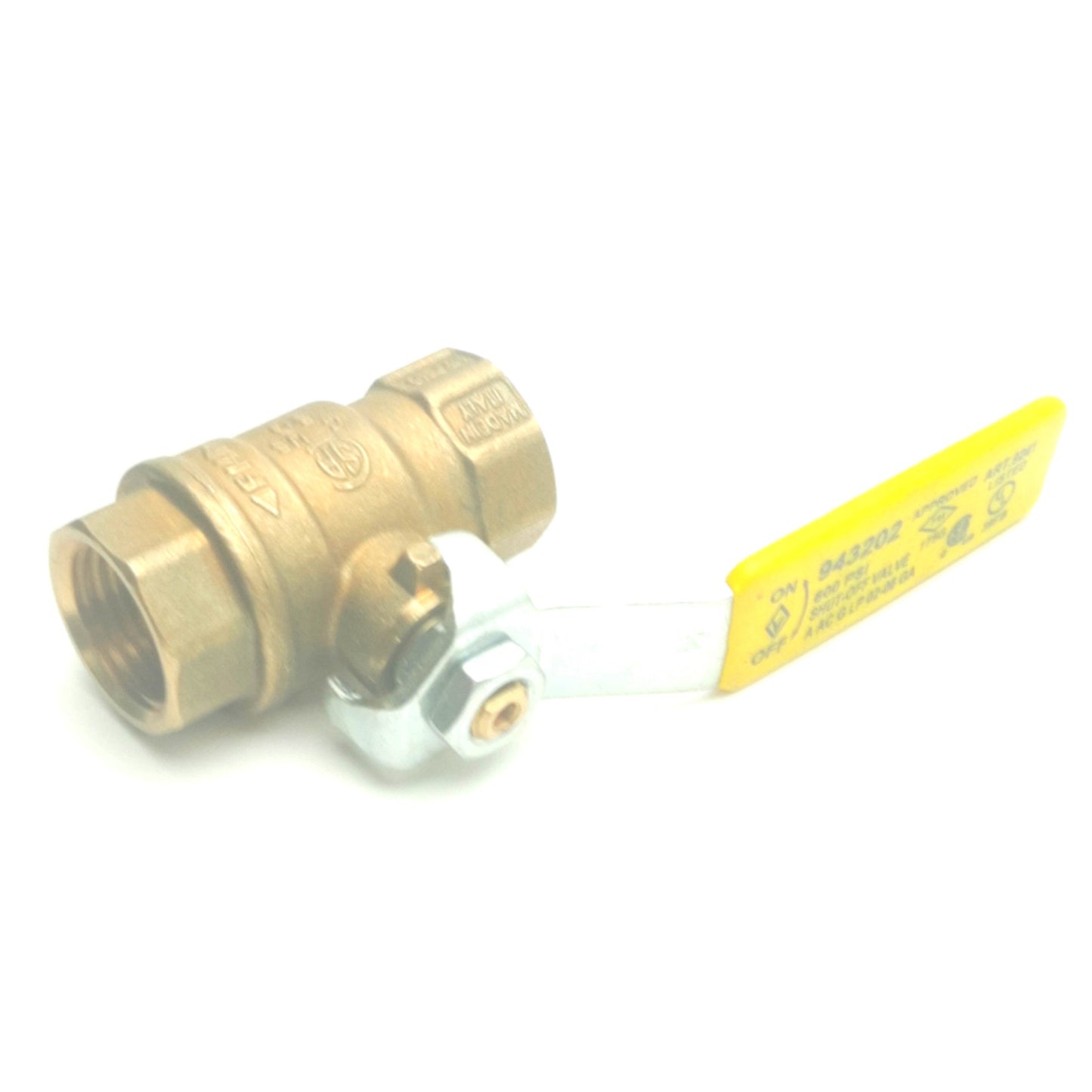 New – Open box Lot of 6 Midland 943202 Ball Shut-Off Valve 1/2in NPT, 600psi WOG, 2.09in Length