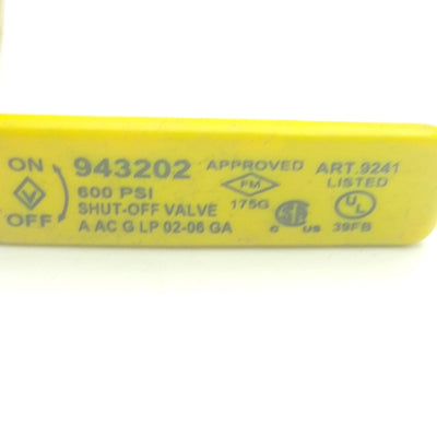 New – Open box Lot of 6 Midland 943202 Ball Shut-Off Valve 1/2in NPT, 600psi WOG, 2.09in Length