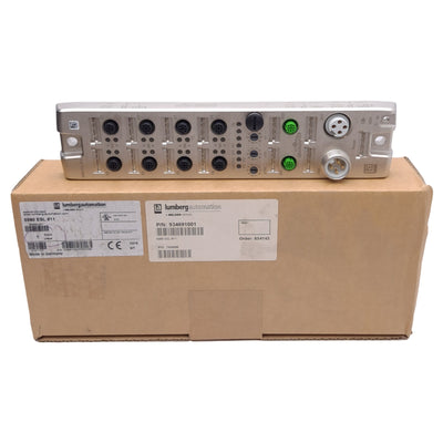 New Lumberg Automation 934691001 I/O Module, 16 Digital Input Channels, EtherNet/IP