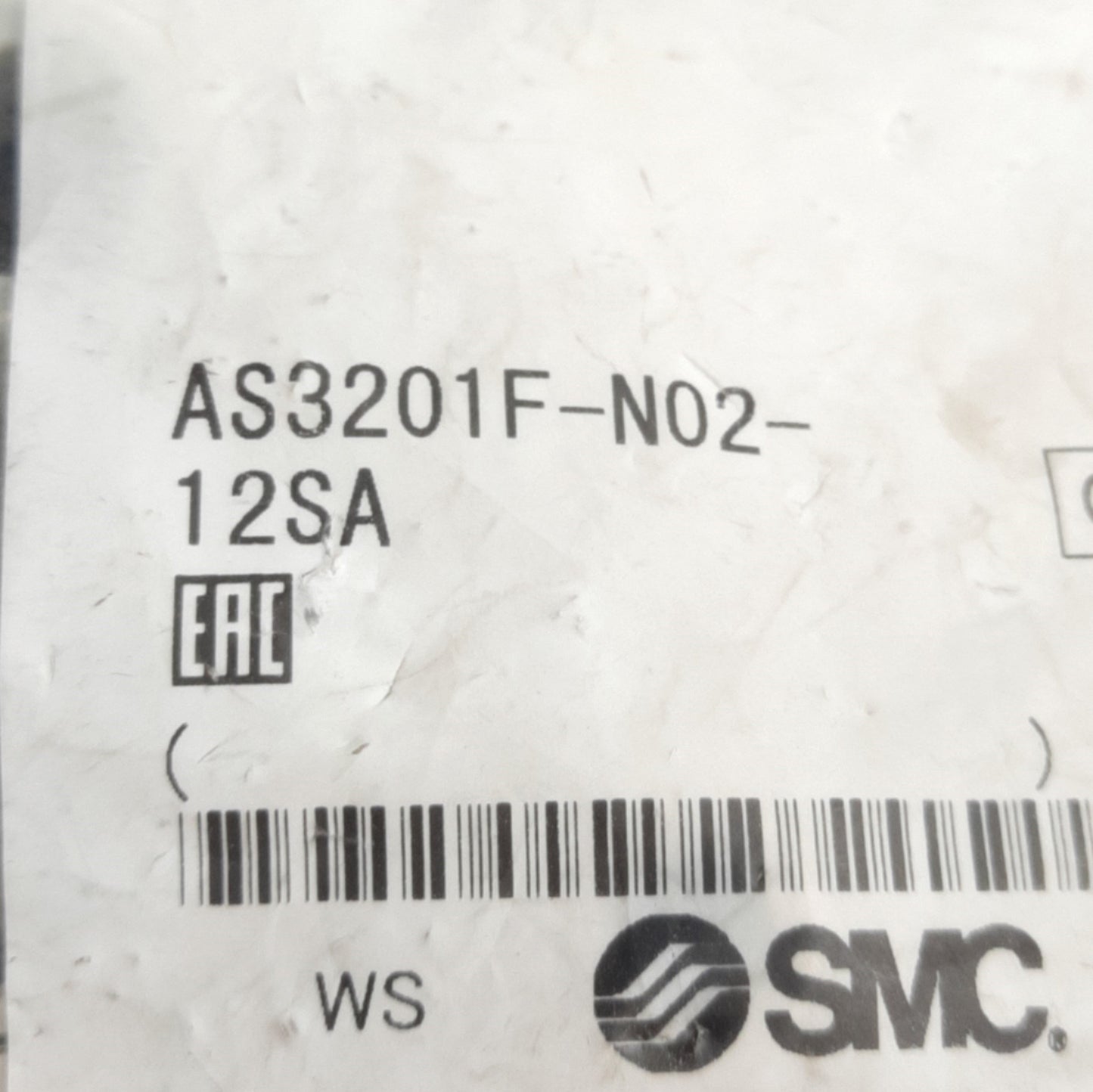 New – Open box Lot of 2 SMC AS3201F-N02-12SA Speed Control Elbow, 1/4in NPT to ø12mm Tube