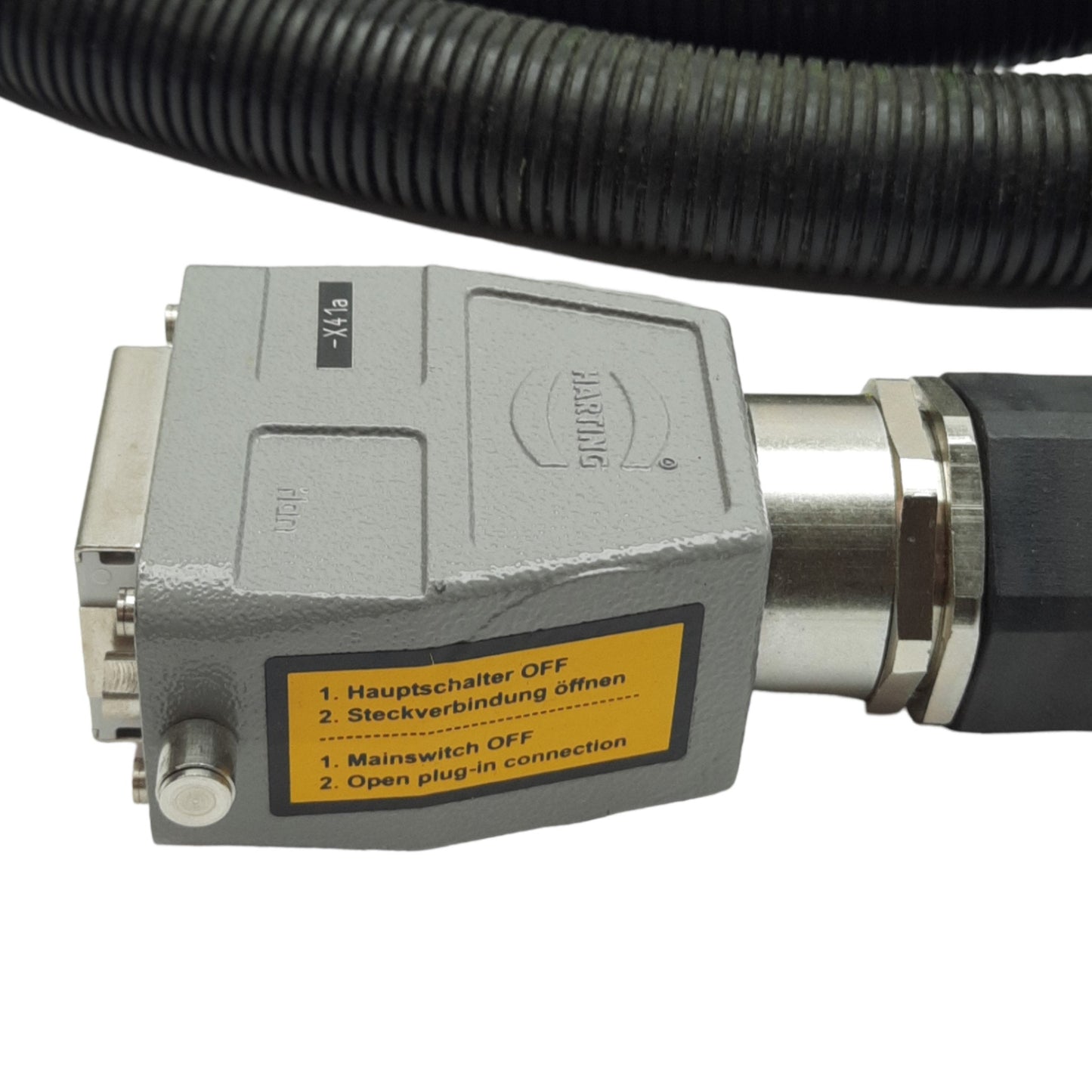 Used Rofin L/N 15904 PowerLine E Laser Marker Cable Assembly -X41 -X41a, ~18ft Long