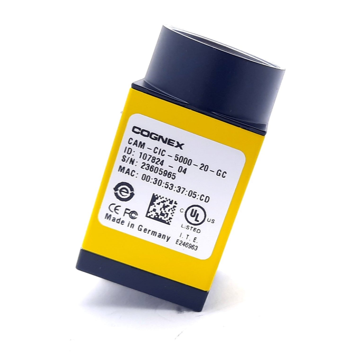 New – Open box Cognex CAM-CIC-5000-20-GC Area Scan Camera C Mount 5Mpixel 12-24VDC 3.3W