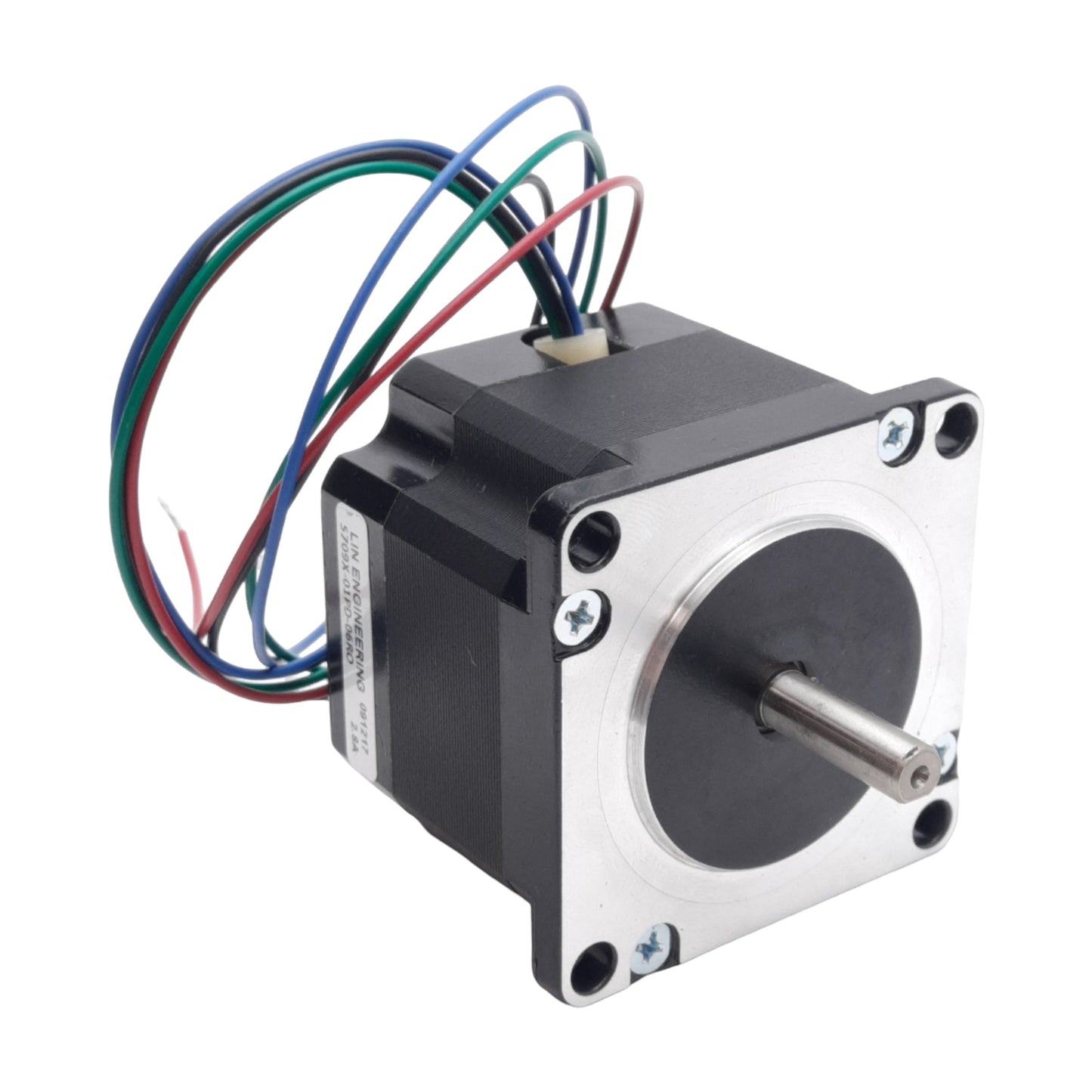 New Lin Engineering 5709X-01PD-06RO Stepper Motor 0.9°/Step 2PH 24VDC 2.8A NEMA 23