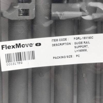 New Lot of 10 Dorner FGRL-18x160C Conveyor Guide Rail Supports, 160mm Length, ø18mm