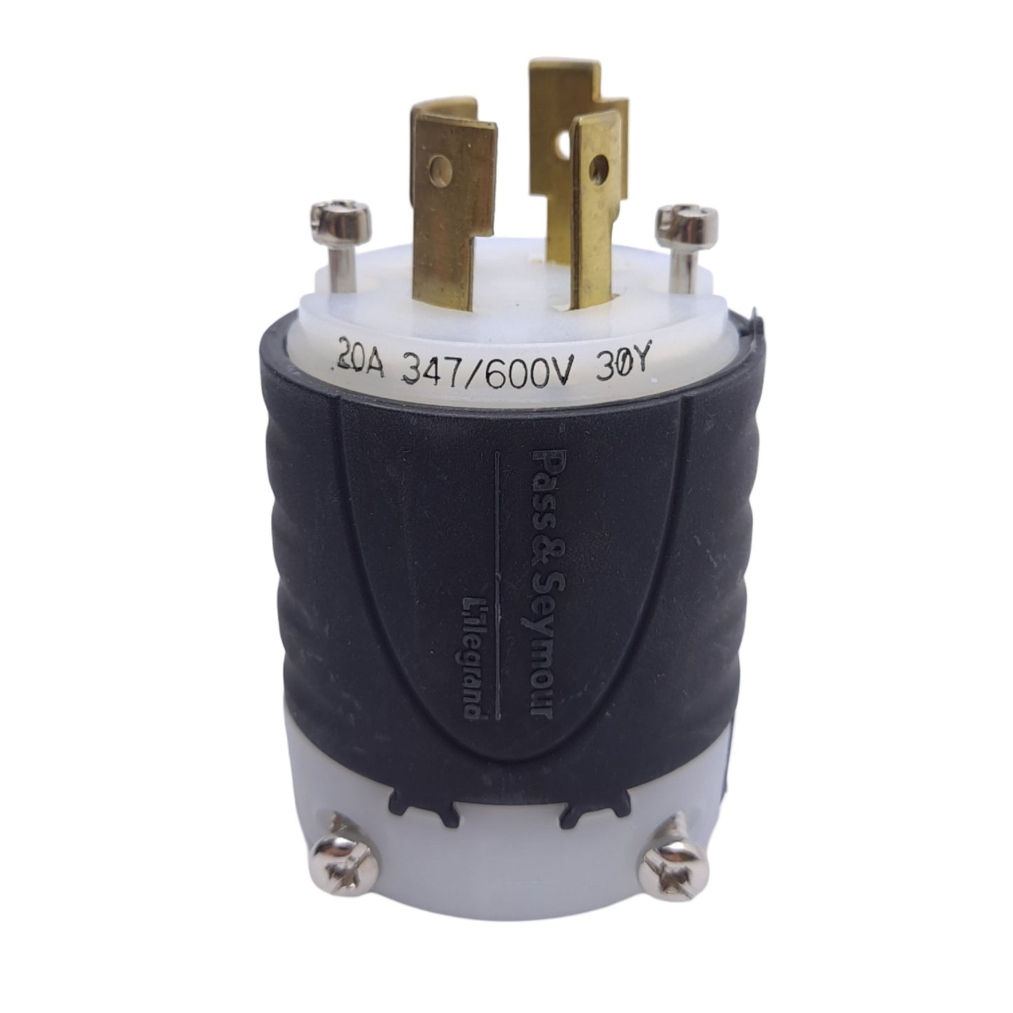 New Legrand Pass & Seymour L2020P Plug, 4-Pole 4-Wire, 20A, 347/600V 3-Phase