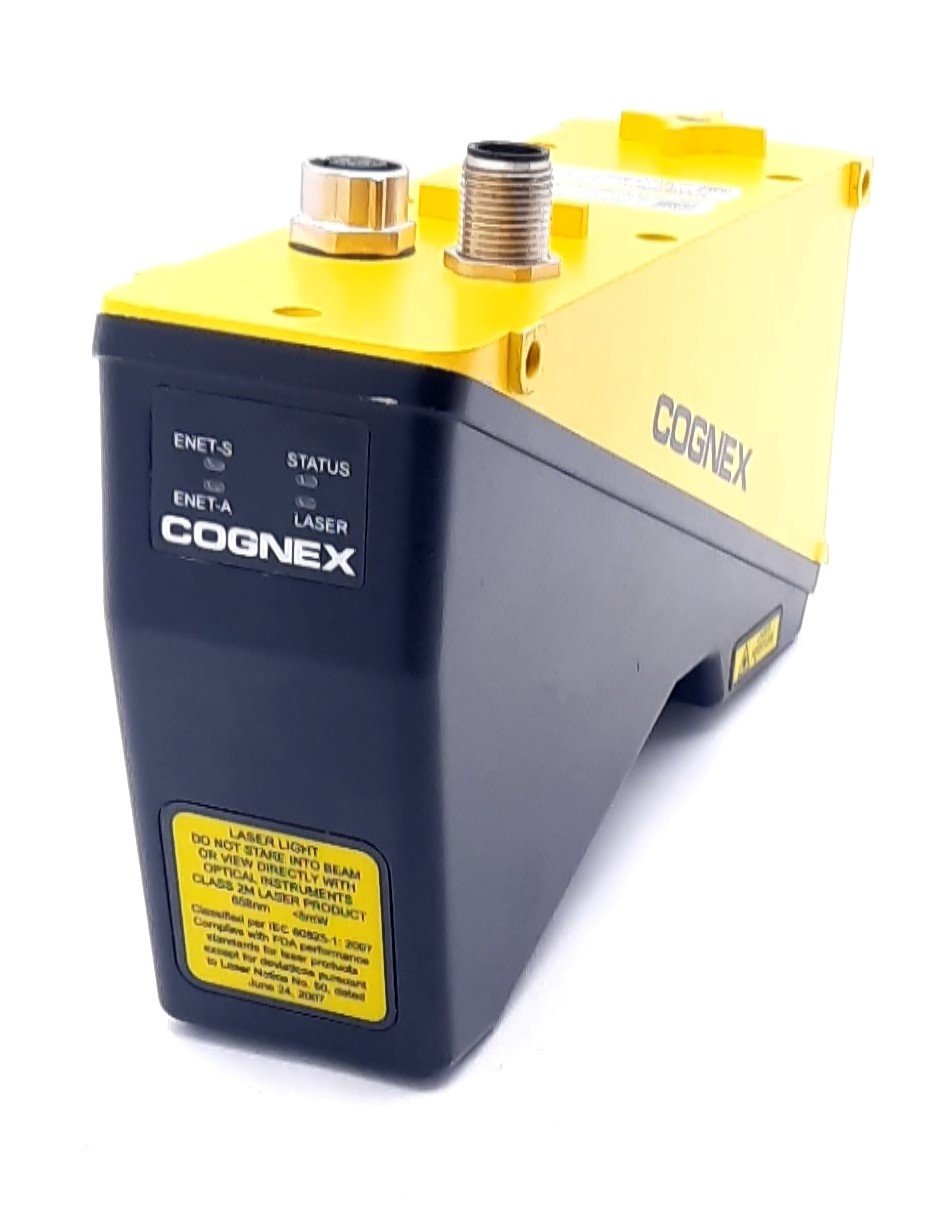 Used Cognex 821-0116-3R 3D Displacement Sensor Class 2M Laser 22-26VDC 500mA 658nm