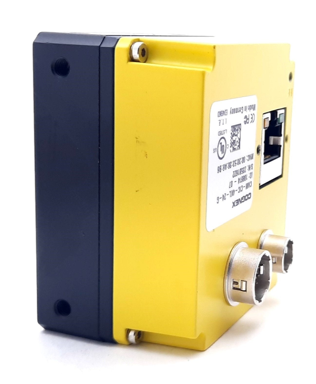 New – Open box Cognex CAM-CIC-4KL-24-G Line Scan Camera F Mount 4kpixel 12-24VDC, 4W