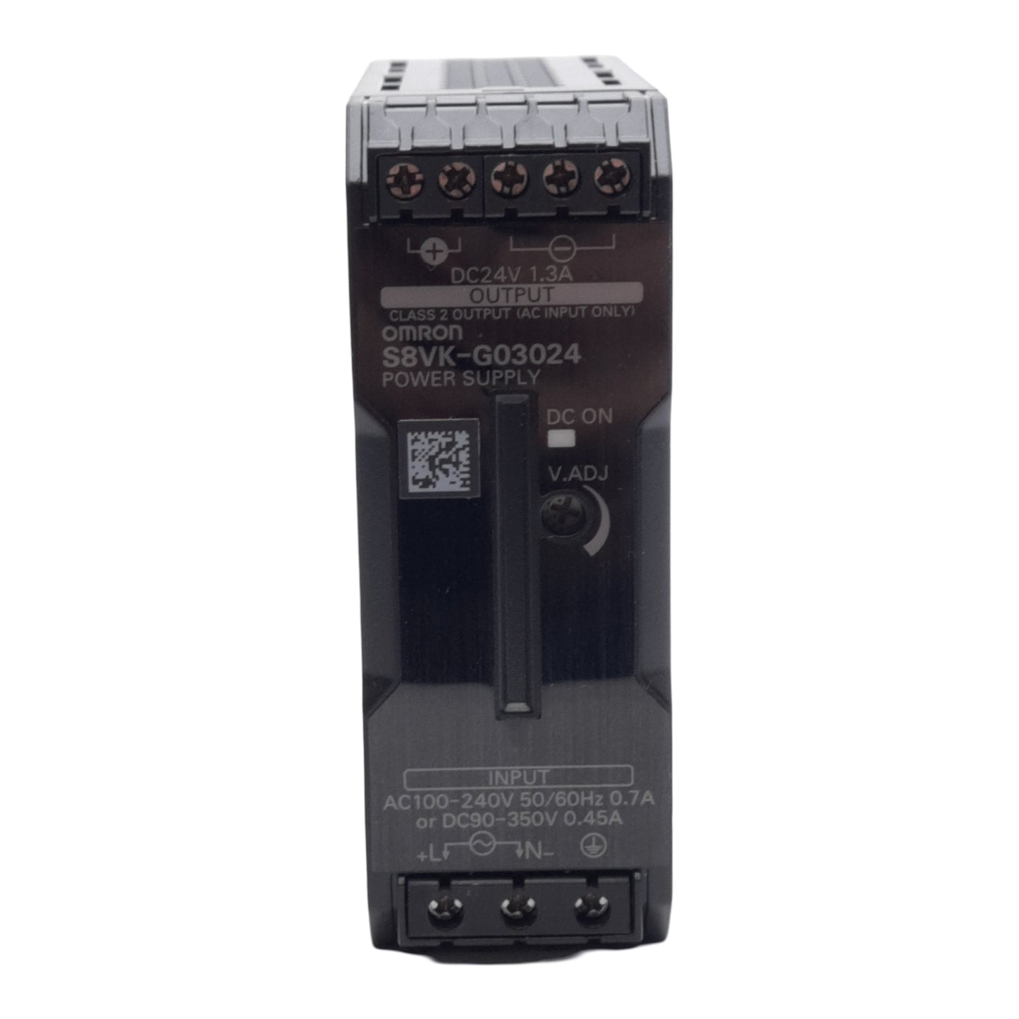 New Omron S8VK-G03024 Power Supply, 100-240VAC/90-350VDC Input, 24VDC 1.3A Output