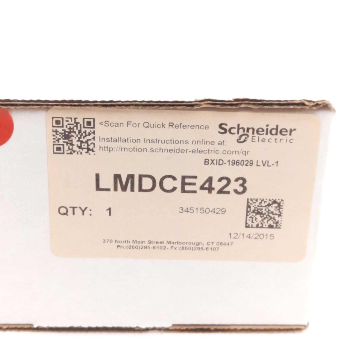New Schneider Electric LMDCE423 Closed Loop Step Motor, NEMA23, 48VDC, 0.39Nm