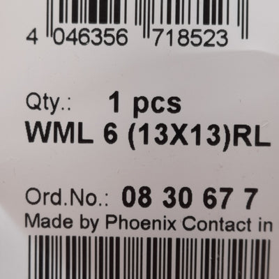 New Phoenix Contact 0830677 WML 6 (13x13)RL Wire-Wrap Thermal Transfer Labels