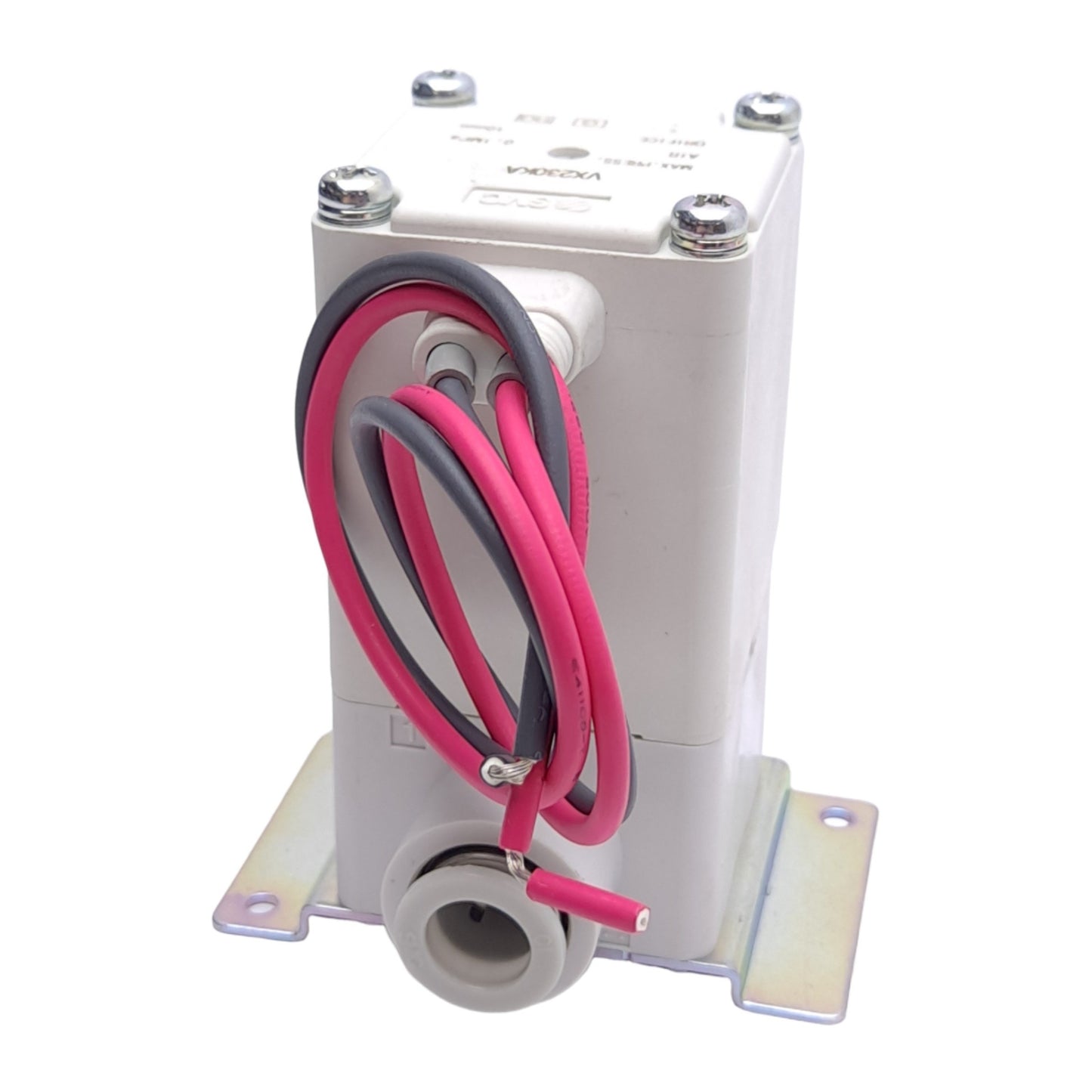 New – Open box SMC VX230KA Solenoid Valve, 2-Port, Normally Closed, ø10mm One-Touch, 24VDC Coil