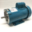 Used Bluffton 1113007406 AC Pump Motor, 115/208-230VAC 1PH, 3450RPM, 1HP, 56C Frame