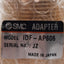 New SMC IDF-AP606 Brass Piping Adapter, 1-1/2in NPT Male to 1-1/2in Rc Female
