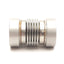Used Gerwah DK20/37-8H7-9.5H7 Metal Bellows Coupling, 8mm x 9.5mm Bores, 25mm OD