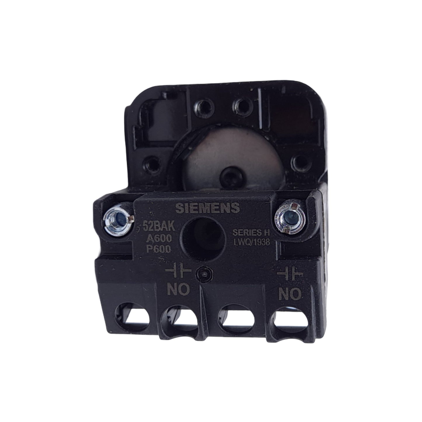 New Siemens 52PX8A3K Pushbutton Operator, 1NO Contact, Green, Momentary, 2-Position