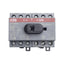 New ABB 1SCA104936R1001 Disconnect Switch, 6-Pole, 40A 600VAC, DIN Rail/Panel Mount