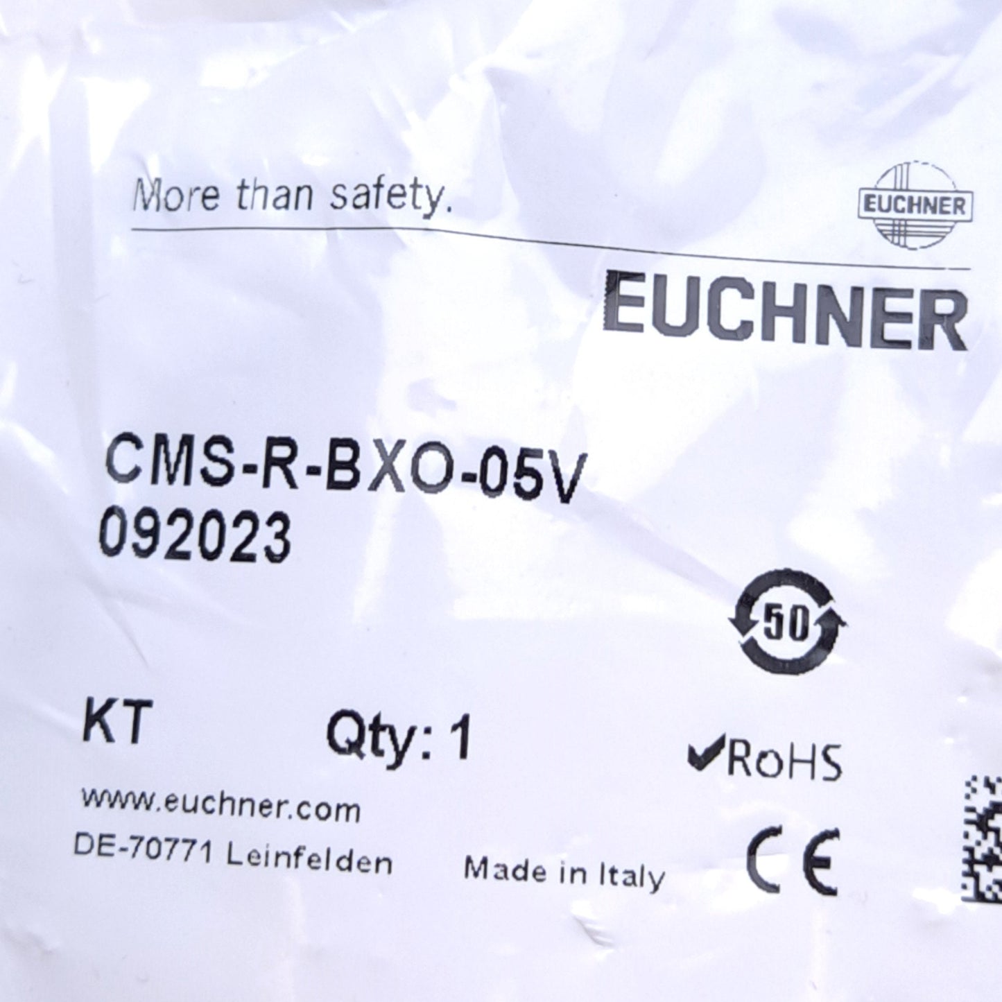 New Euchner 092023 CMS-R-BXO-05V Safety Switch Read Head, 3NO, 24VDC, 5m Cable