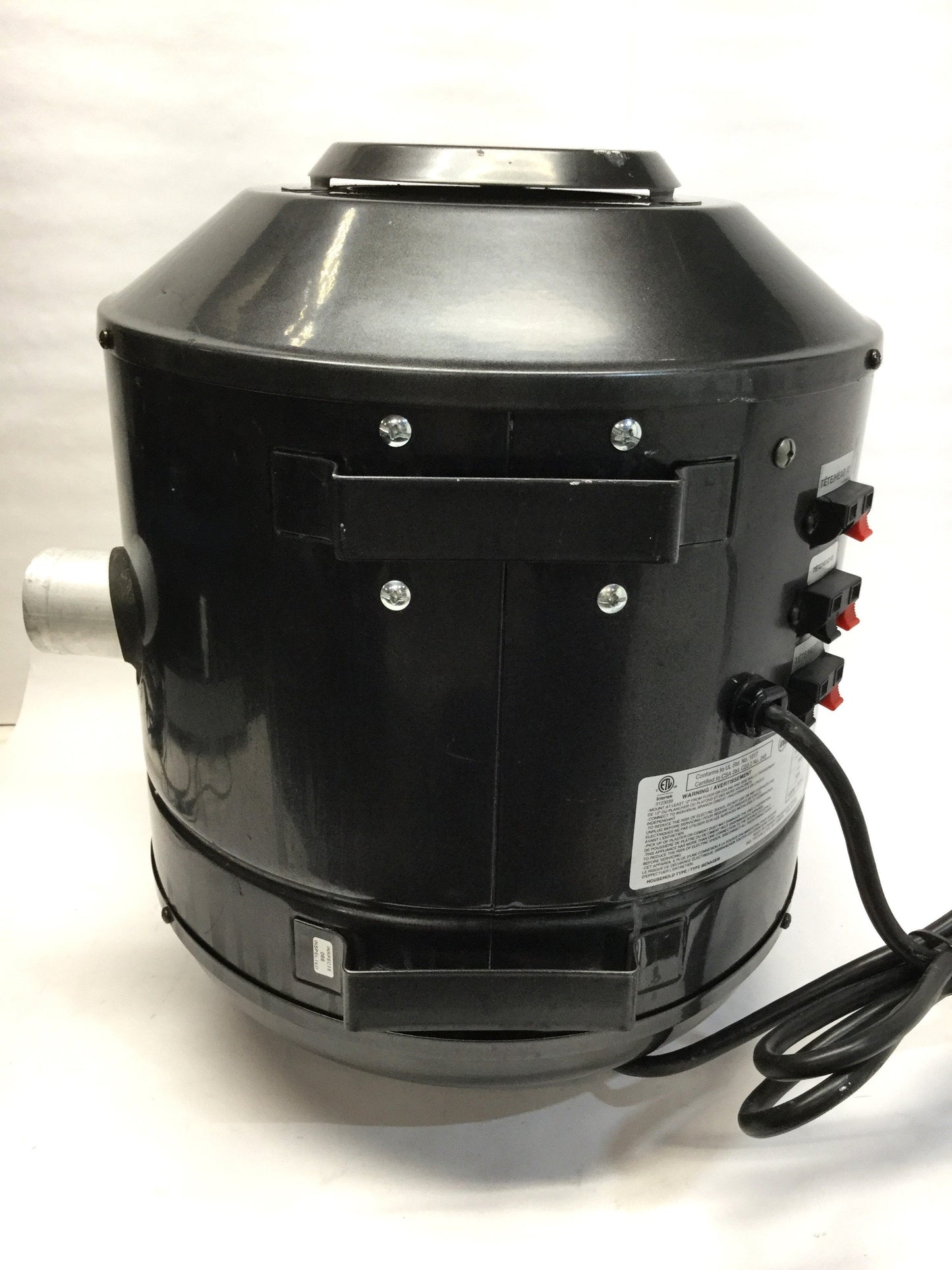 Used Trovac HD800 Heavy Duty Central Vacuum Motor Head Unit, 115CFM, 120VAC 12A