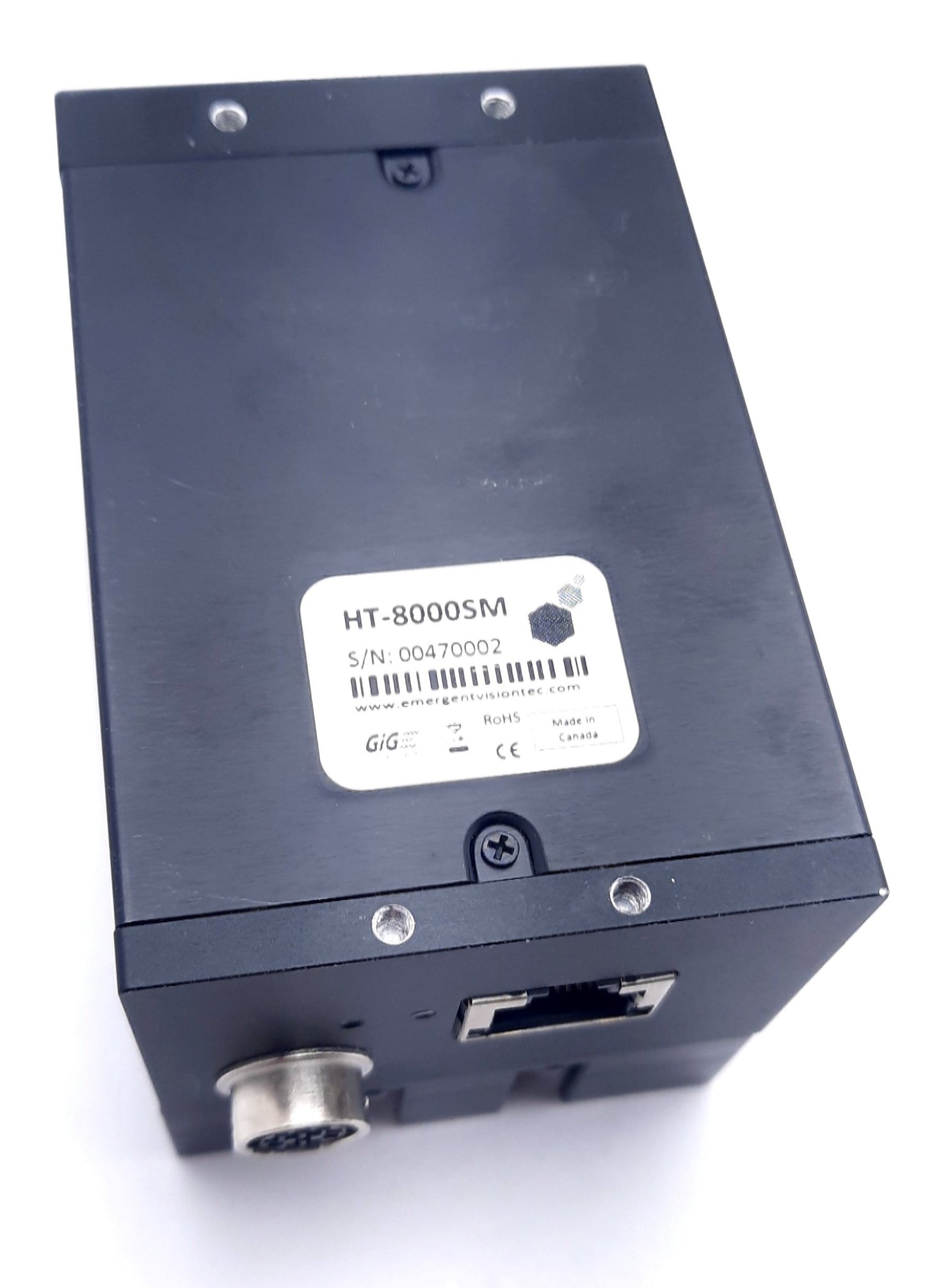 Used Emergent HT-8000SM Area-Scan Camera C Mount 10GigE RJ45 12V 9W 4096 x 2160