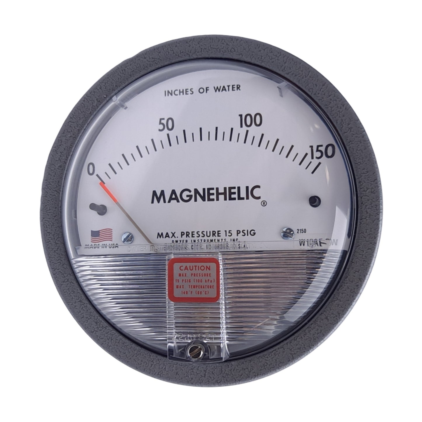 New Dwyer 2150 102020-00 Magnehelic Differential Pressure Gauge 0-150in Water Column