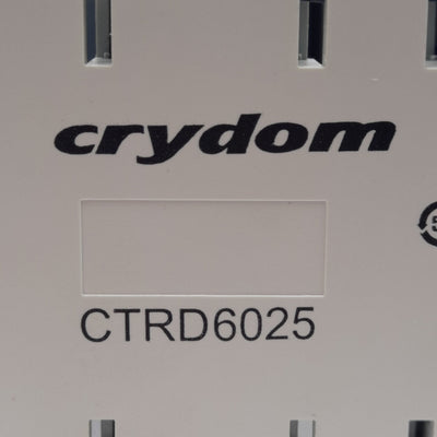 New – Open box Crydom CTRD6025 Solid State Relay, 3PST-NO, 4-32VDC Control, 48-600VAC Line, 25A